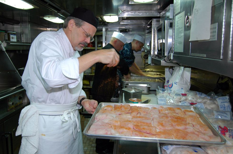 Cook, Chef, Cooking, Food processing, Food, Baker, Chief cook, Cuisine, 