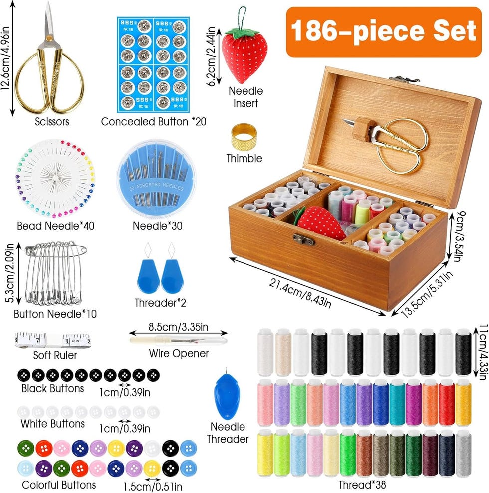 set de coser 186 piezas