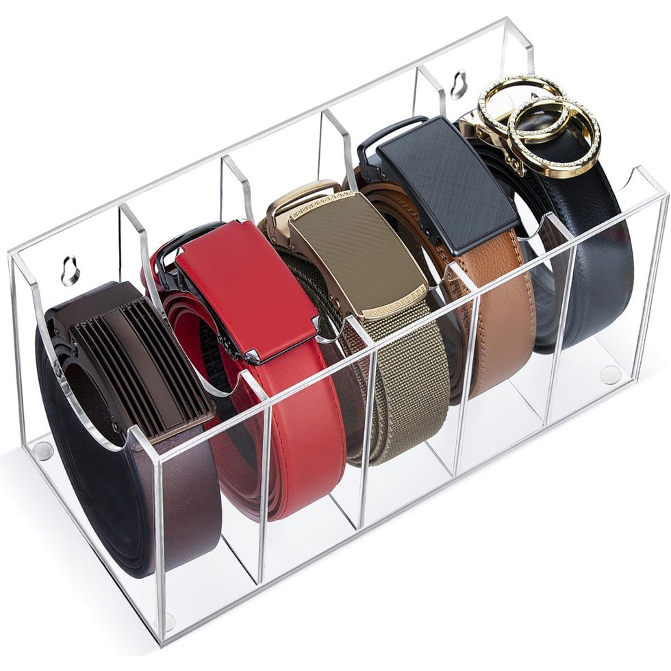 closet organization ideas belt organizer