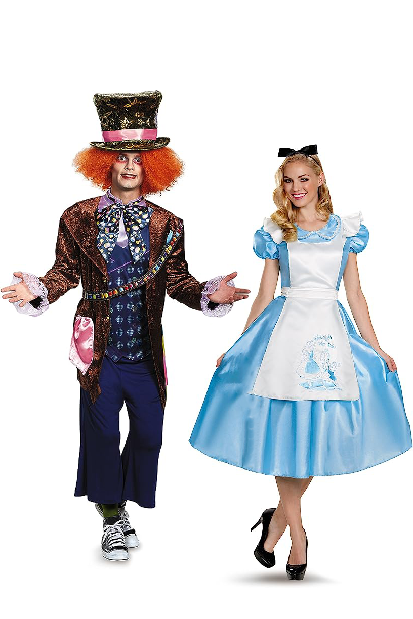 disney couple costumes mad hatter and alice