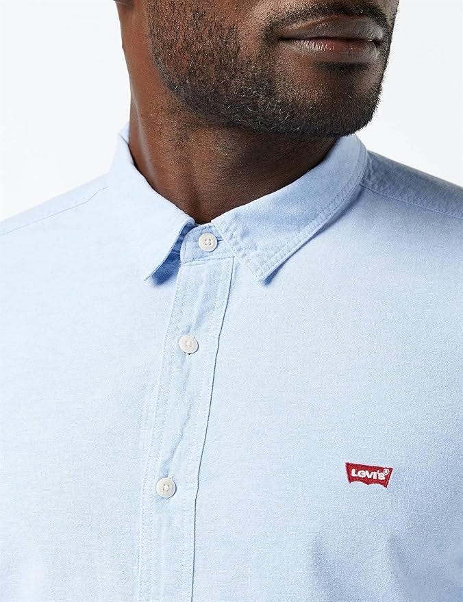 camisa azul de hombre levis housemark