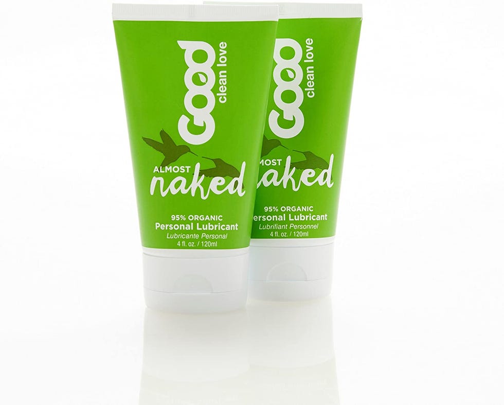 Good Clean Love Almost Naked Personal Lubricant, Organic Water-Based Lube  with Aloe Vera, Intimate Wellness Gel for Men & Women, 4 Oz (2-Pack)