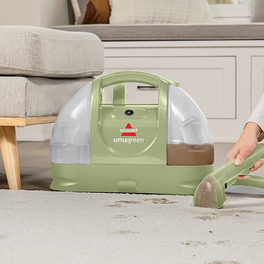 bissell little green multipurpose portable carpet and upholstery cleaner prime day deal