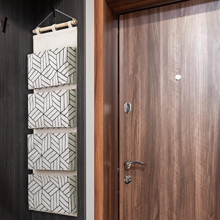 a closet with a coat rack a closet with a coat rack