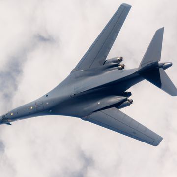 a b 1b lancer bomber out of edwards air force base, california, flies in the skies over southern california, feb 15, 2024 air force photo by richard gonzales