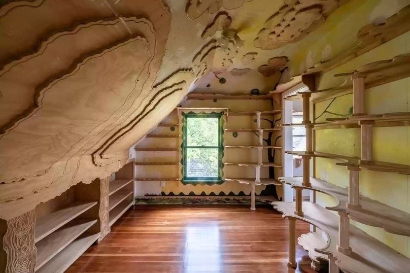 casa in stile gaudì a sacramento
