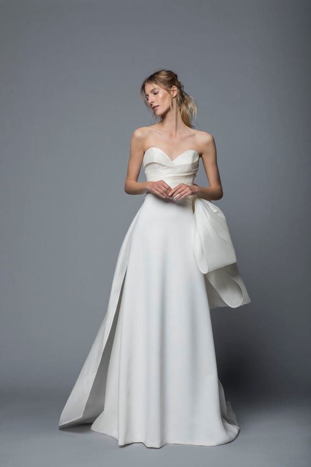 Gown, Clothing, Fashion model, Dress, Wedding dress, Bridal party dress, Shoulder, Bridal clothing, Bridal accessory, A-line, 