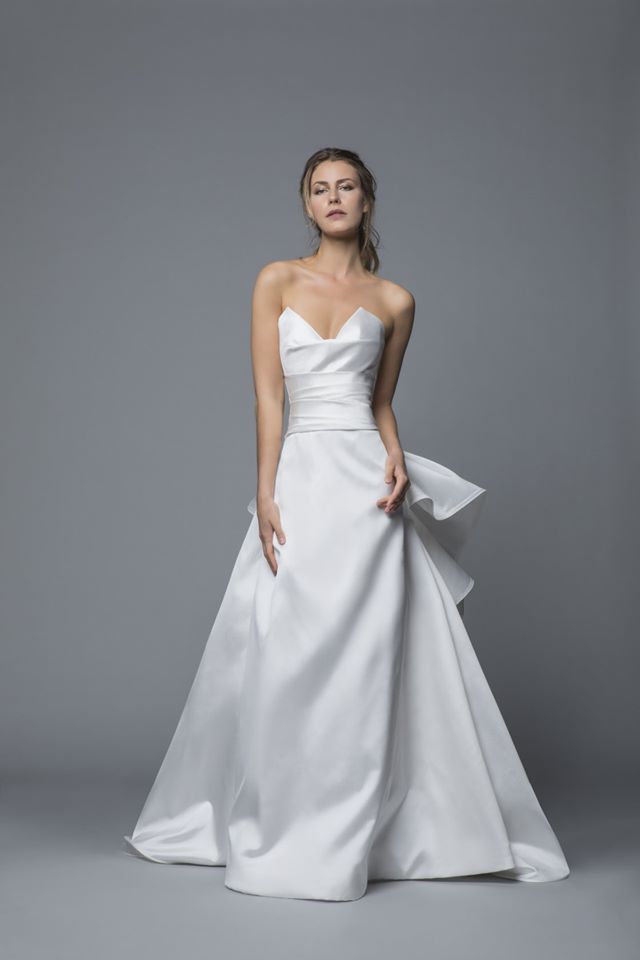 Gown, Fashion model, Clothing, Wedding dress, Dress, Bridal party dress, Bridal clothing, Photograph, Shoulder, Bridal accessory, 