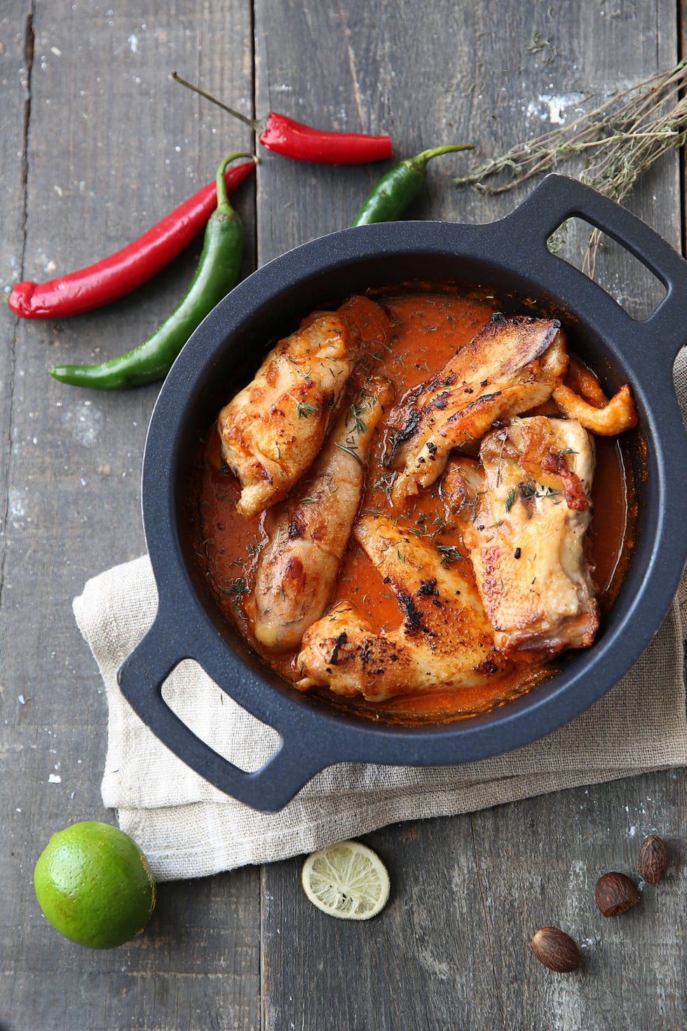 pollo con salsa jerk