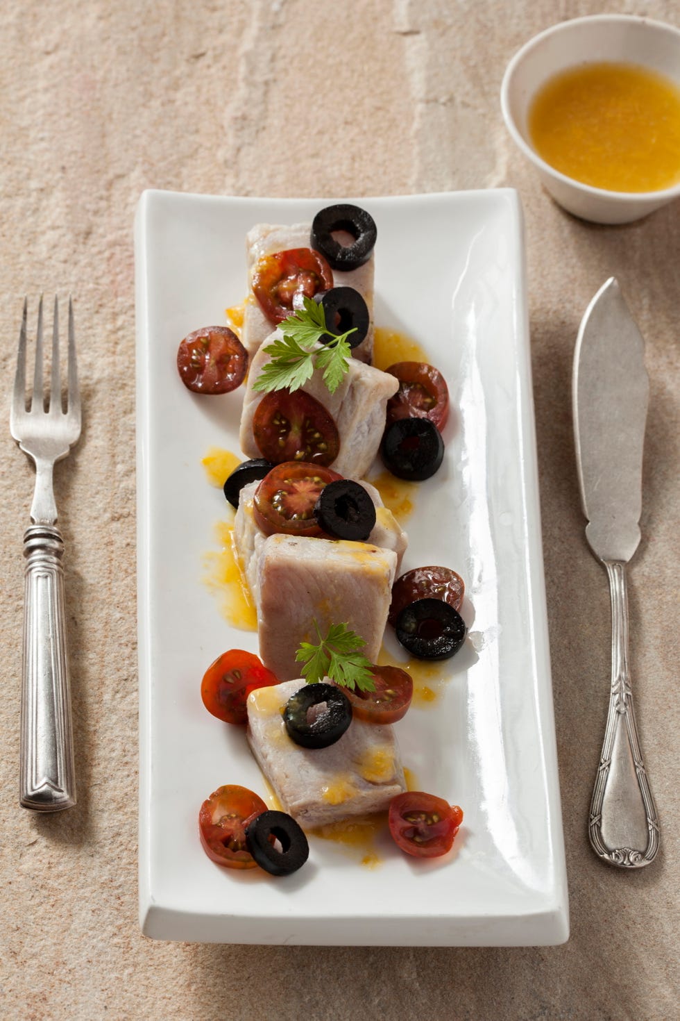 atún con salsa ponzu