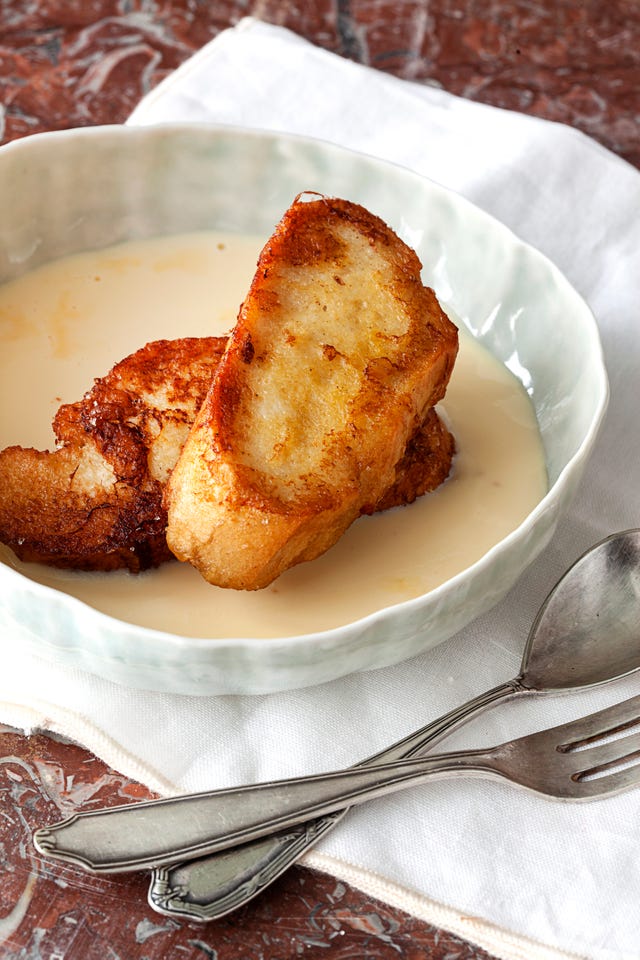 torrijas con almíbar