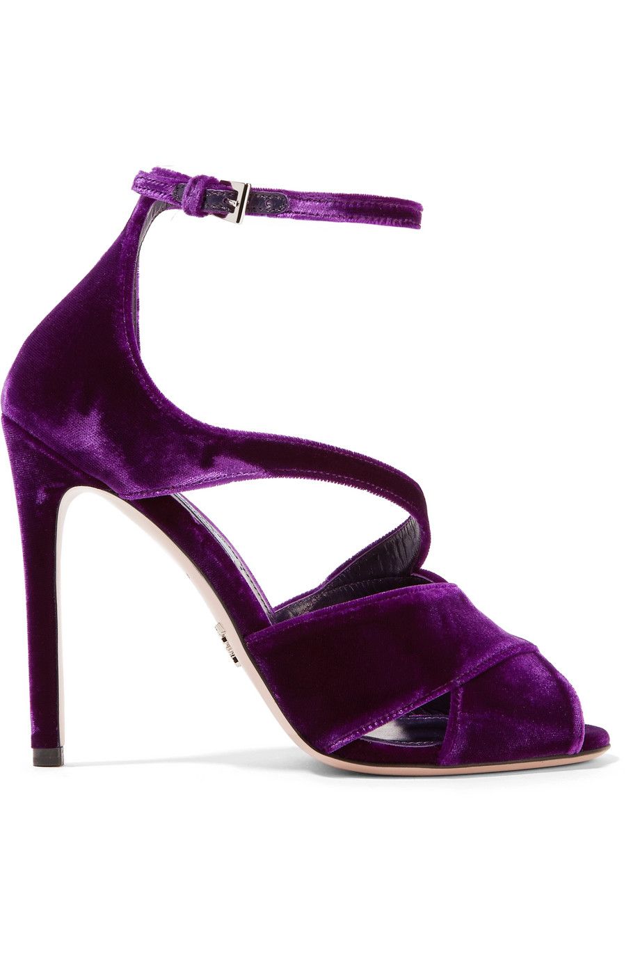 Footwear, Purple, Violet, High heels, Sandal, Shoe, Basic pump, Magenta, Slingback, Leather, 