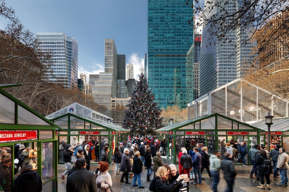 winter village at bryant park