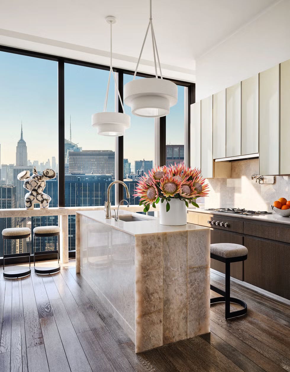 Pastel Kitchen Island