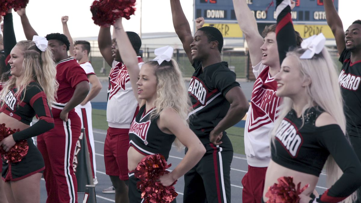 preview for Cast of Netflix’s ‘Cheer’ Dances to Viral TikToks | TikTok Challenge Challenge | Cosmopolitan