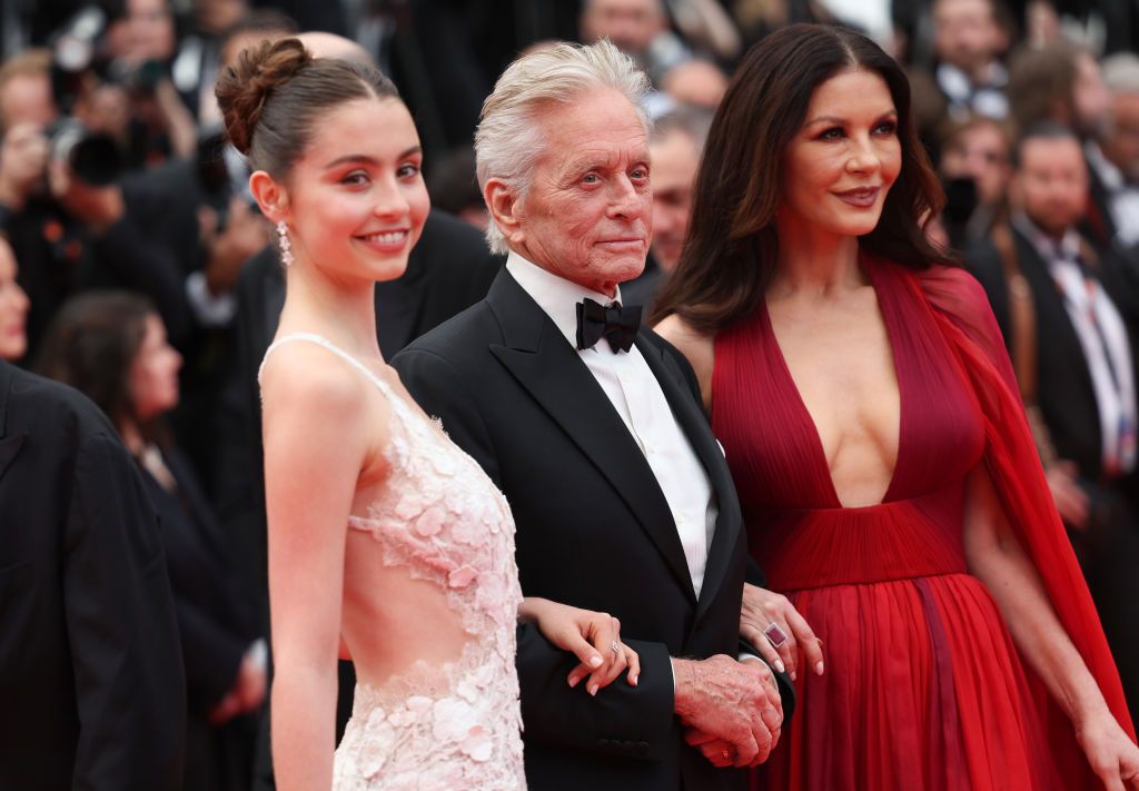 Catherine Zeta Jones, Michael Douglas Y Su Hija