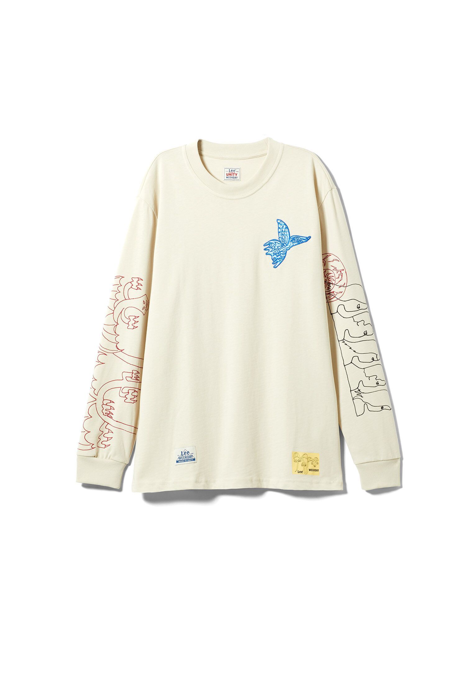 ◆LEE◆ Lee Jeans Graphic Long Sleeve T-Shirt White Long Sleeve Tee Worldwide White – Troy Lee Designs