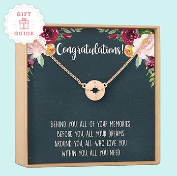 the dear ava congratulations necklace and project repat t shirt quilt are two good housekeeping picks for best middle school or eighth grade graduation gift