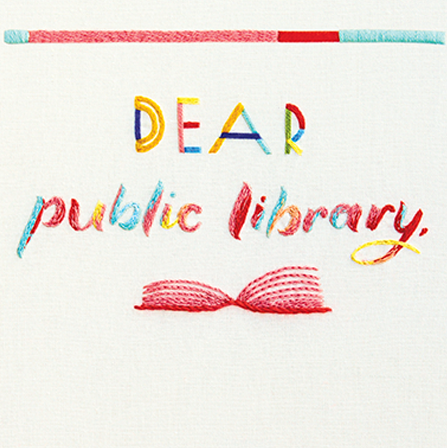 public library embroidery