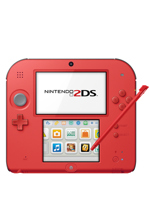 Gadget, Red, Electronic device, Technology, Nintendo ds accessories, Handheld game console, Nintendo 3ds, Product, Video game console, Portable electronic game, 
