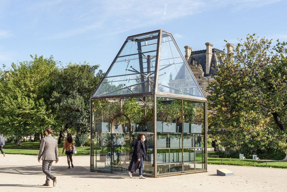 ﻿green pavilion, jardin des tuileries