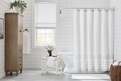 317403422 ruffled 72" shower curtain 206479295 aqua eden acrylic pedestal tub 305587888 16" x20" "worn old barn farm painted" framed wall art 311768126 veriglass french vanilla scented filled jar candle 312899111 16 pc casual stoneware dinnerware set 308940516 6" wooden 3 sided dip and nut bowl s6 313226709 micro cotton bath towel set s6 309822379 turkish cotton ultra soft 6 pc towel set 313226709 micro cotton bath towel set s6 315258001 poppy basket 312899111 16 pc casual stoneware dinnerware set 309420781 cylindrical distressed small vase 206146575 brisbane 67" linen storage cabinet 308171288 vanity and stool with tri fold mirror in white with biscuit fabric 310862956 24" x40" cotton reversible bath rug s2 301289700 cordless 2" faux wood blind 24" x 72" l 2541518 pb q3 shower curtain 2021 pirrello
