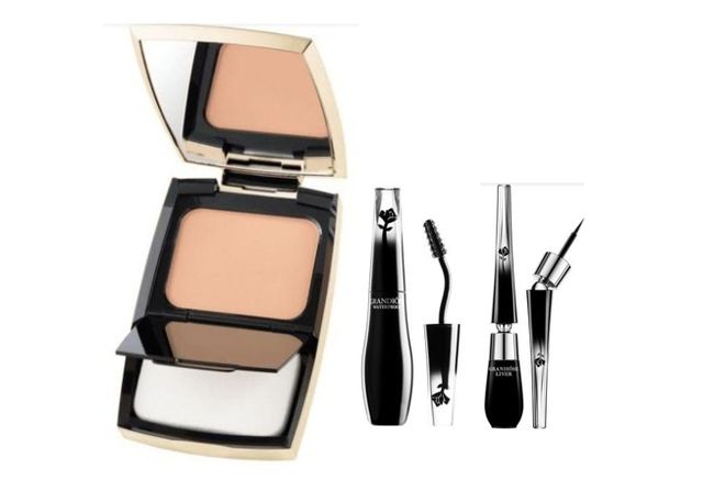 Cosmetics, Product, Eyebrow, Beauty, Eye shadow, Eye, Face powder, Beige, Material property, Brush, 