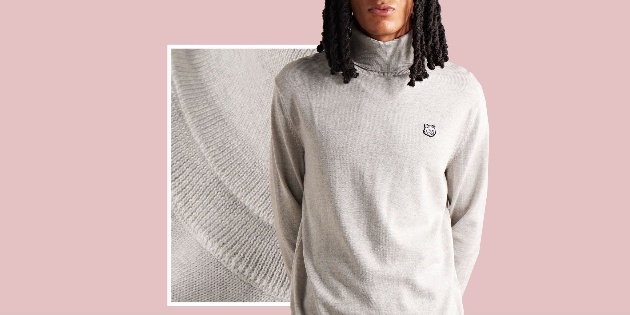 Men's White Turtleneck Sweaters - Express