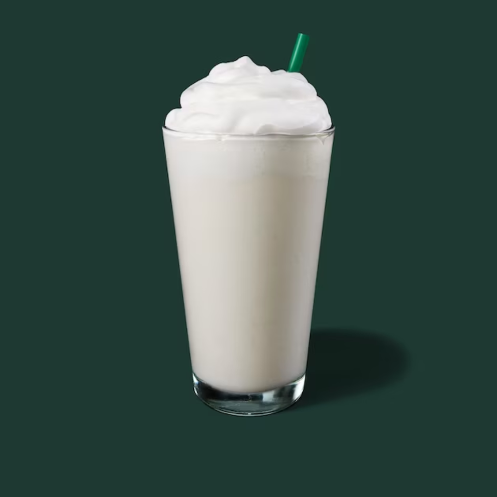 white chocolate crème frappuccino