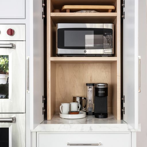 Built-in Kitchen Cabinet Organization