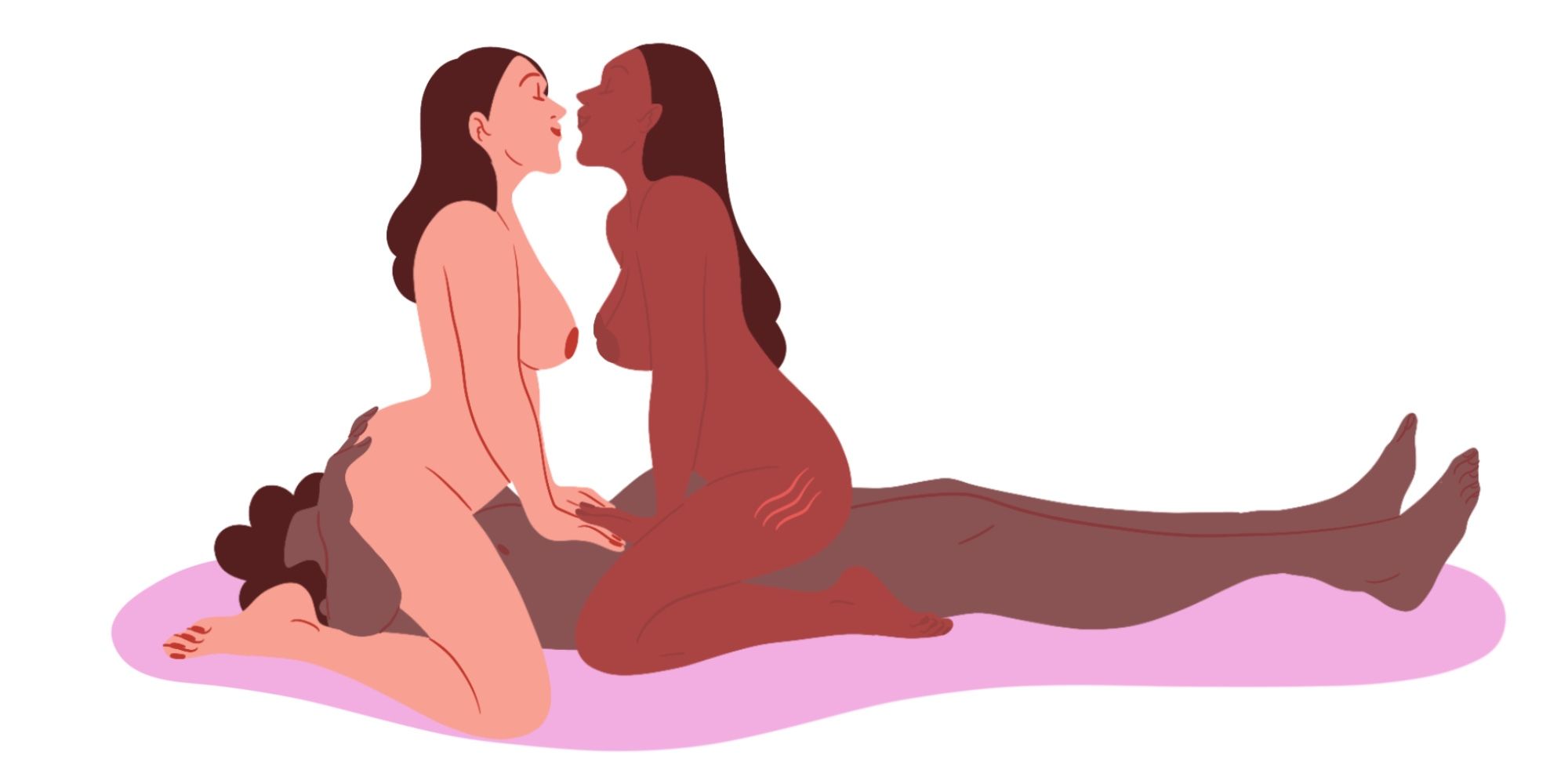 14 Threesome Sex Positions for image