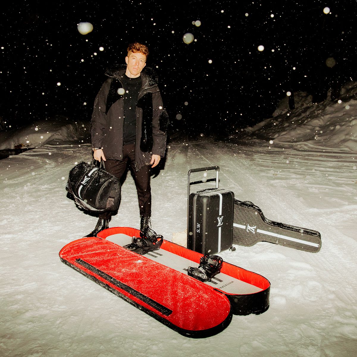 Shaun White Collaborates With Louis Vuitton For Snowboard Trunk