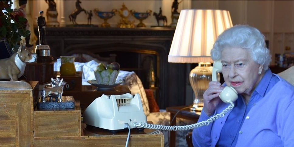 Queen Elizabeth & Boris Johnson's Phone Call Photos Shared on Instagram
