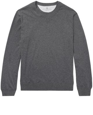 Clothing, Long-sleeved t-shirt, Sleeve, Sweater, T-shirt, Outerwear, Jersey, Grey, Top, Wool, 