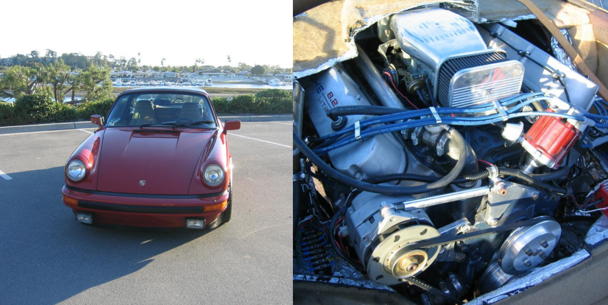 This Porsche 911 Is Powered by an 8.2-Liter Cadillac V8