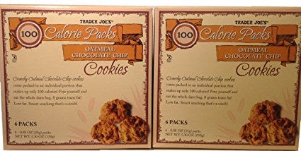 100 Calorie Pack Oatmeal Cookies