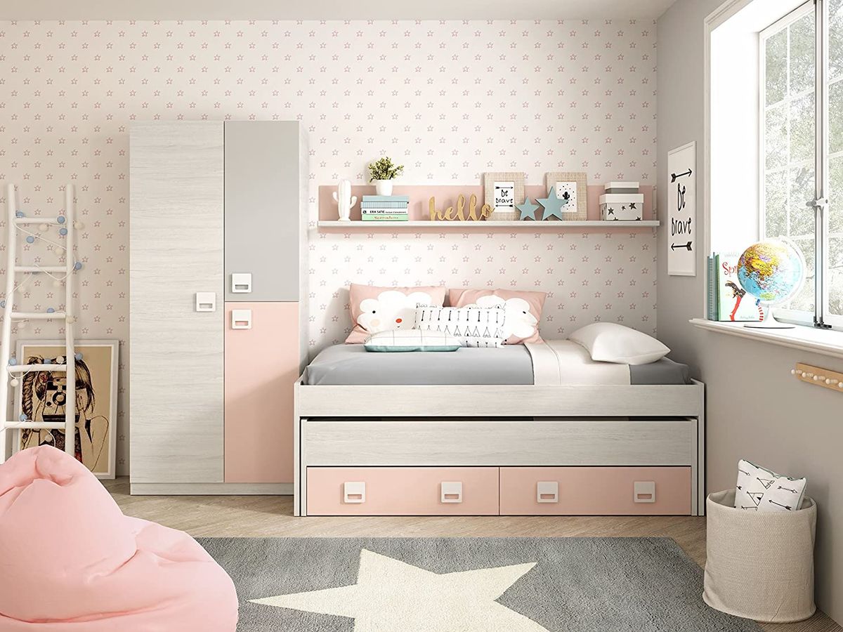  JHDPHd Armario dormitorio armario individual universitario de  tela pequeño para niños, pequeño armario E (color: K) : Hogar y Cocina