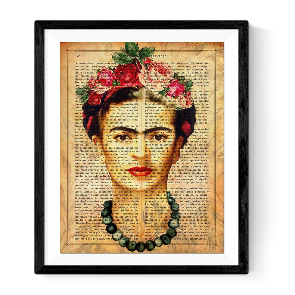 Lámina de Frida Kahlo