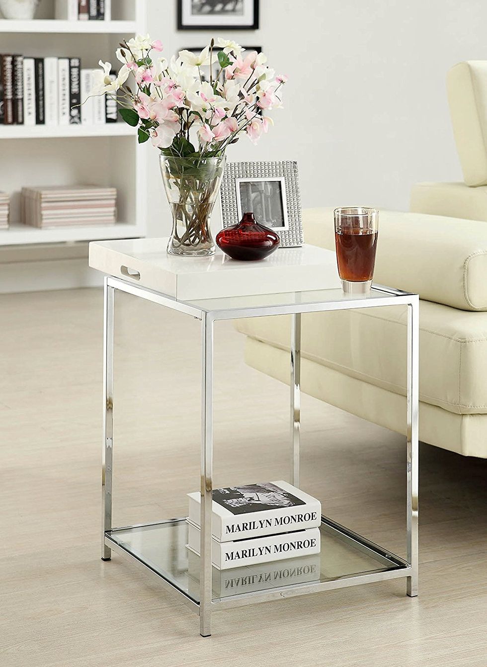 Furniture, Coffee table, Table, End table, Iron, Shelf, Sofa tables, Material property, Desk, Room, 