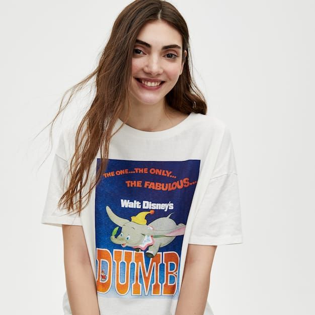 Pull & tiene las mejores camisetas 'vintage' de Dumbo - Pull & Bear