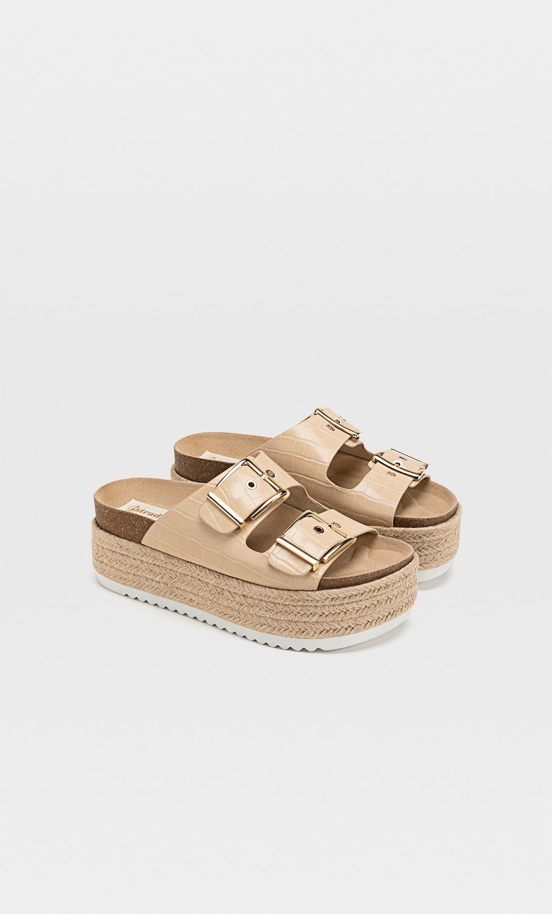 Sandalias yute online stradivarius