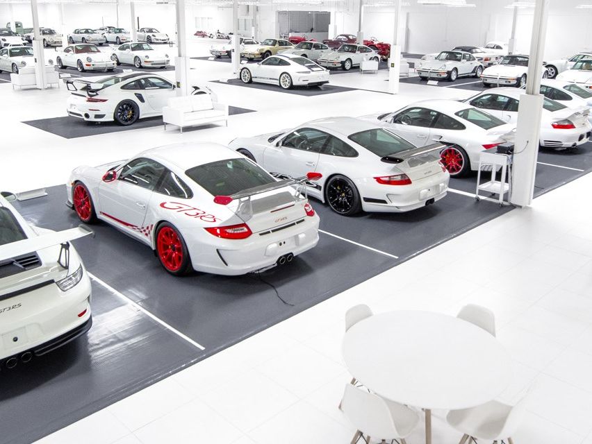 This Collection of White Porsches Is Next Level
