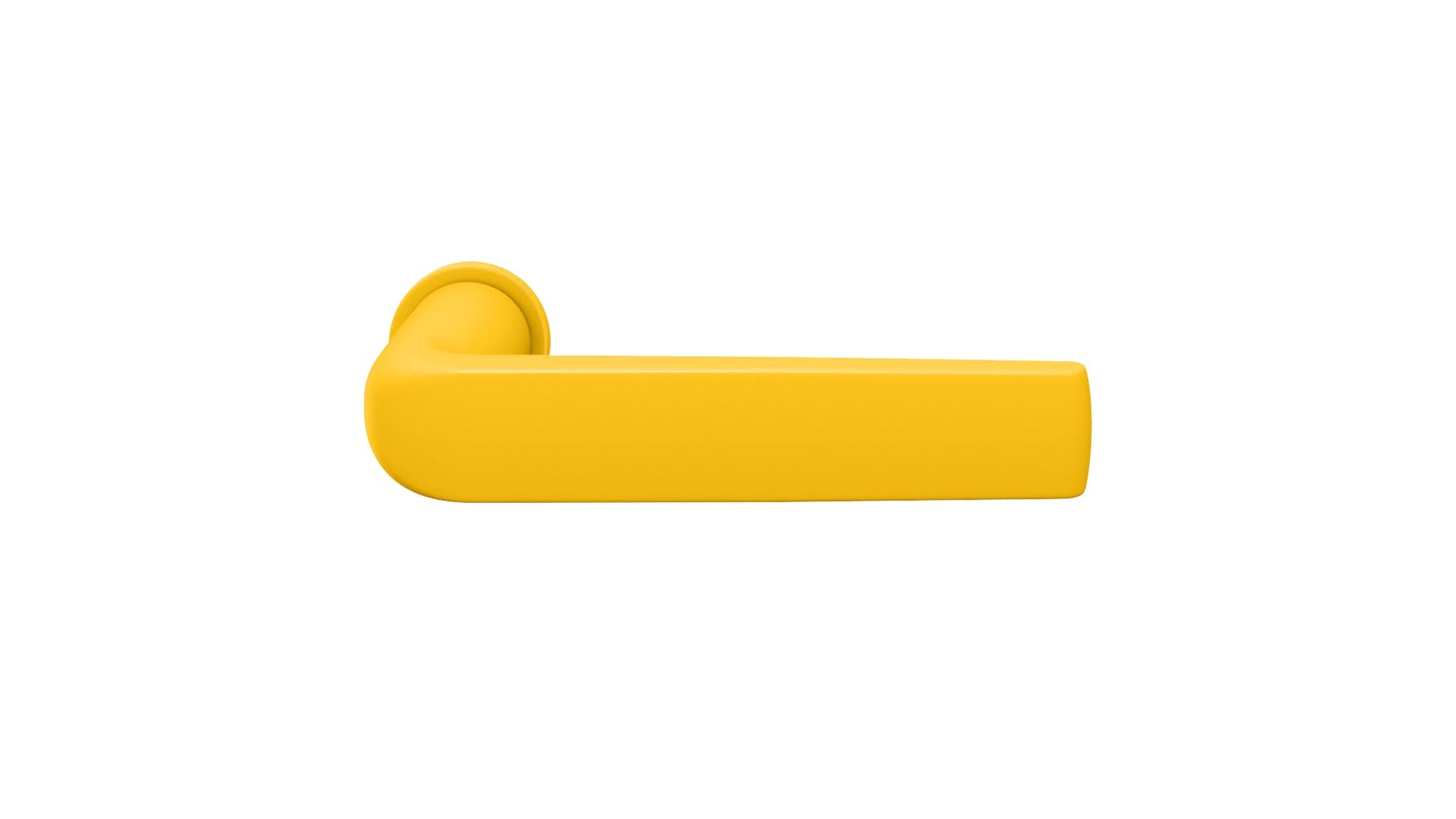 yellow door handle by fsb