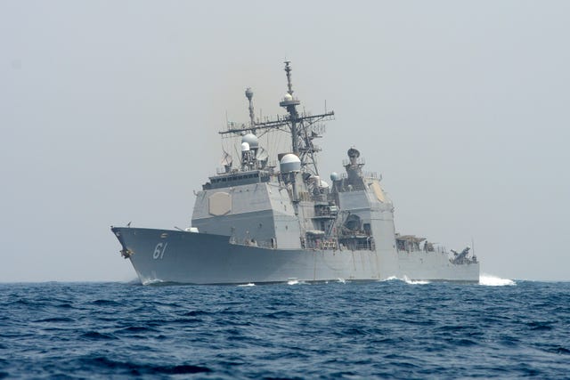 USS Monterey Seized Weapons: Navy Cruiser Intercepts Dhow