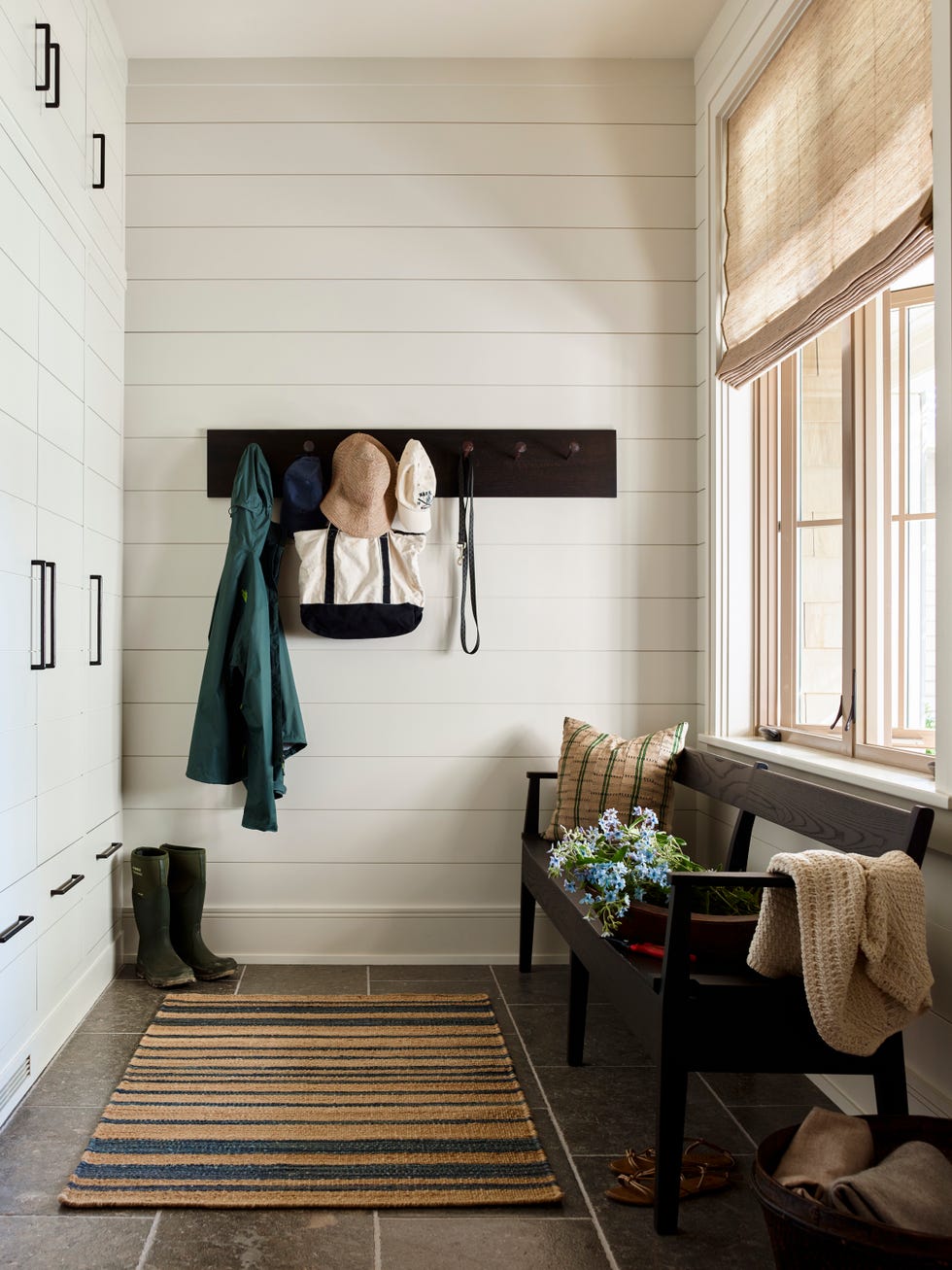 27 Smart Mudroom Ideas - Stylish Mudroom Benches & Storage