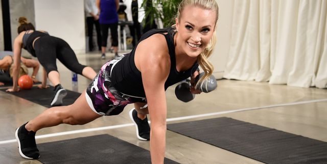 Carrie Underwood Workout - Carrie Underwood Never Stopped Working Out While  Recovering