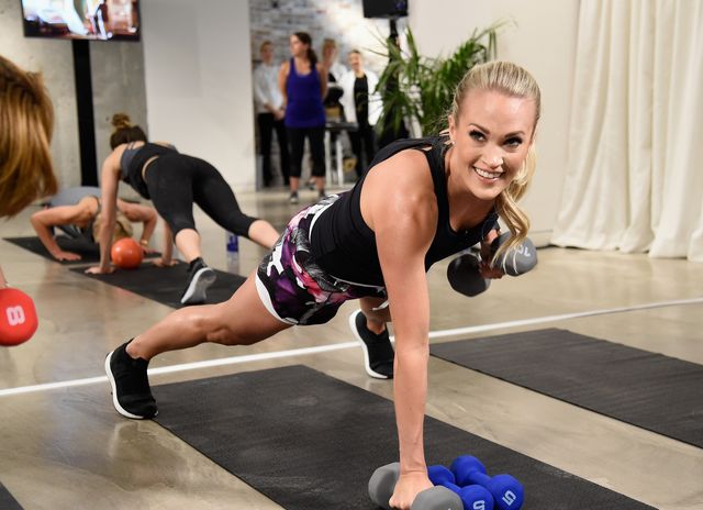 When I worked out with Carrie Underwood 🏋️‍♀️ #fitness 