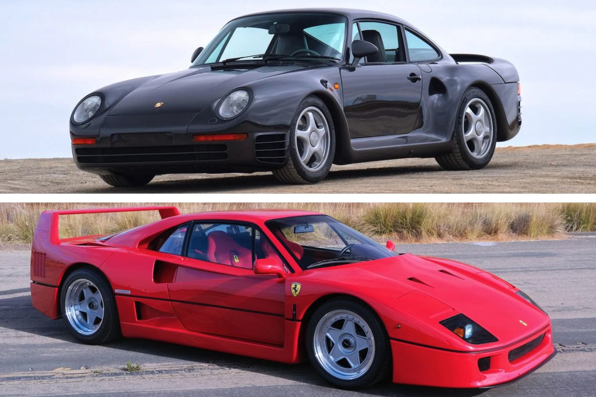 hjerte Møntvask offentlig 1988 Porsche 959 or 1992 Ferrari F40? Both Are up for Auction