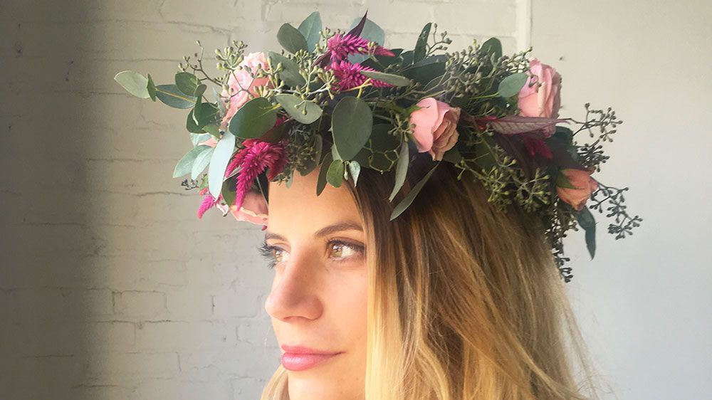 preview for How To Make A Floral Wedding Crown