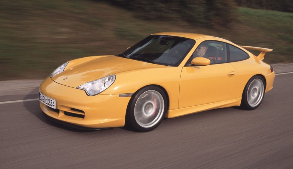 2004 Porsche 996 GT3 behind the wheel